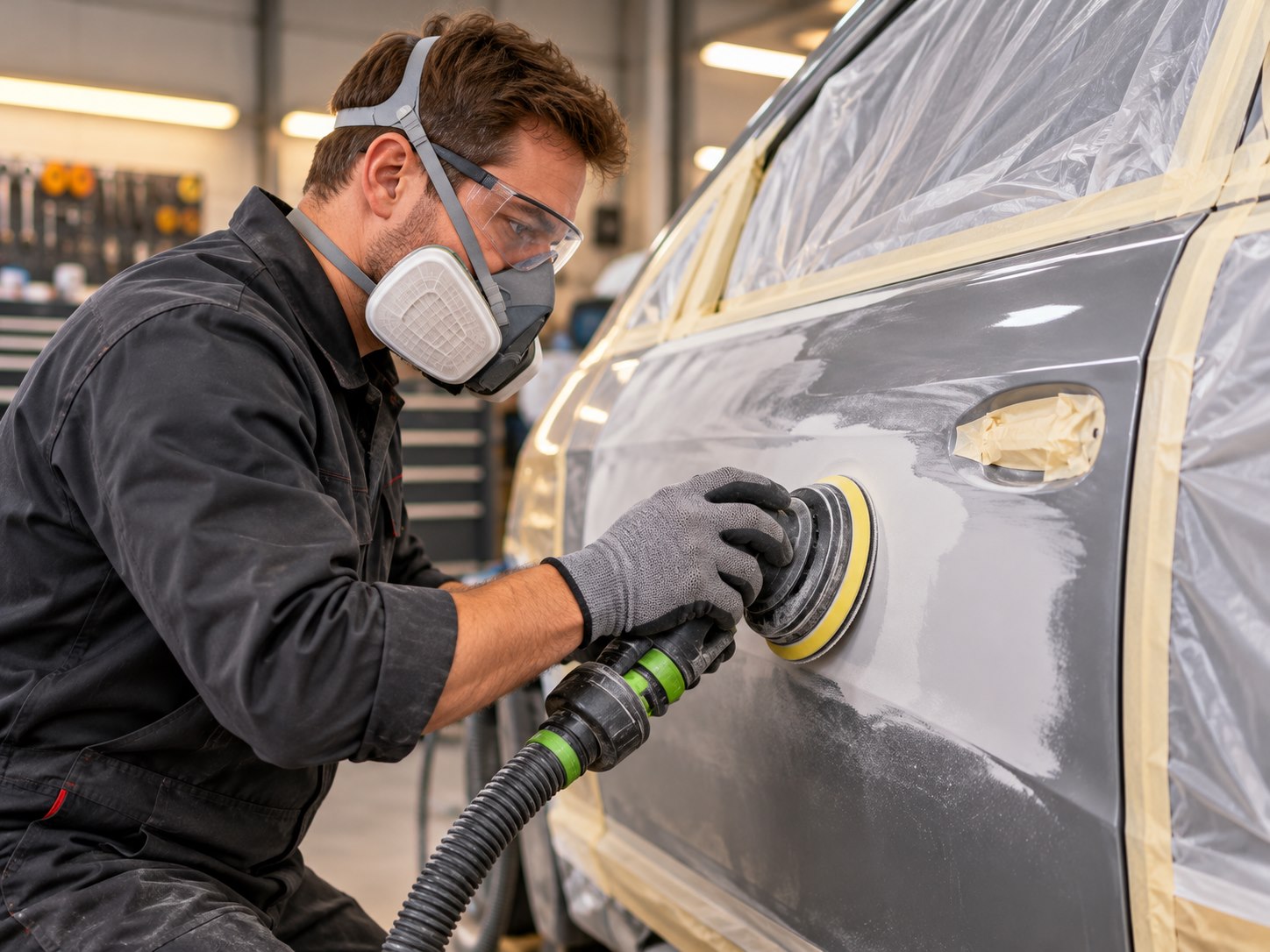 Preparación de superficie automotriz